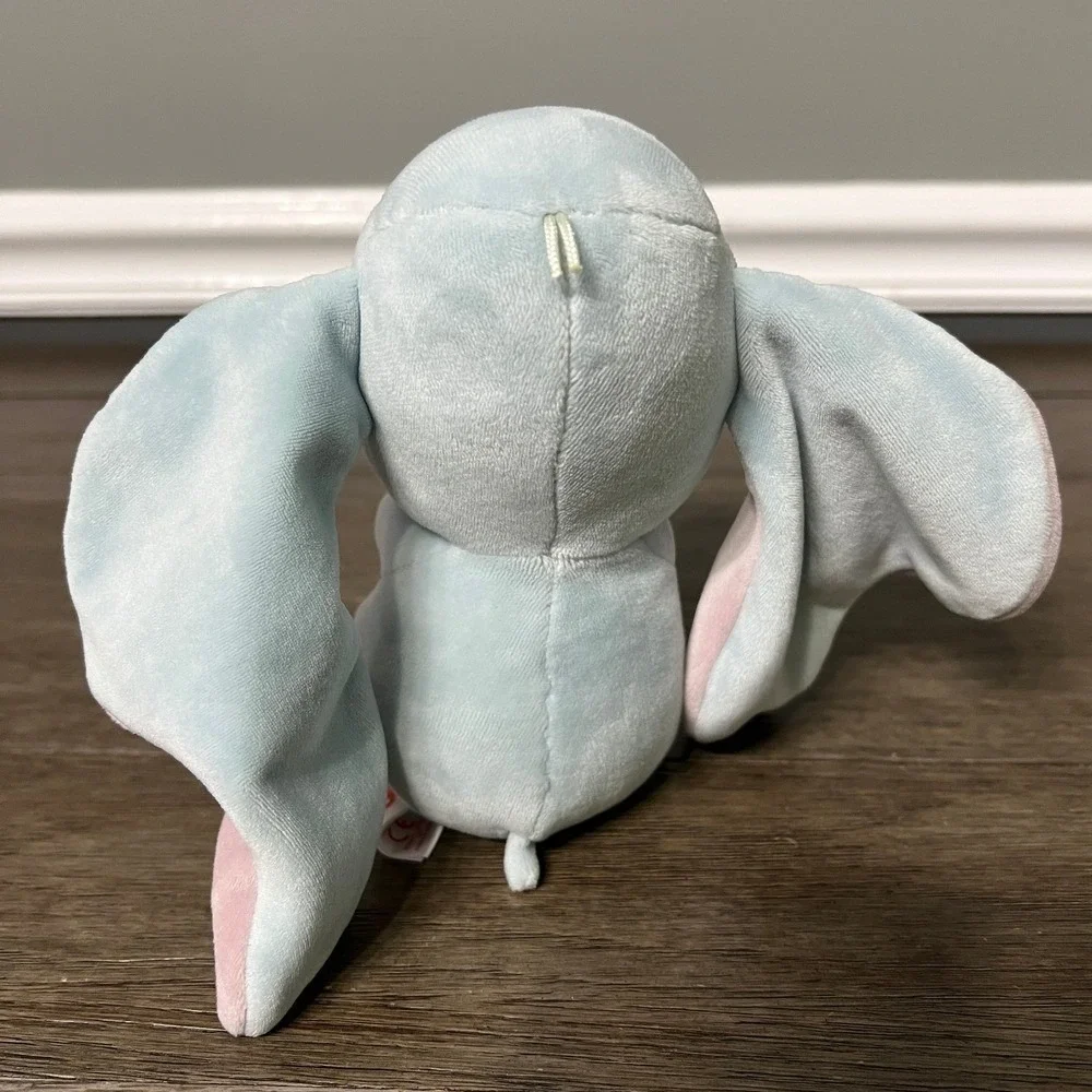 TY Sparkle Dumbo Plush Disney‎ Blue Pink Elephant Stuffed Animal Toy Kids